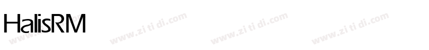 HalisR Medium字体转换